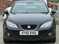 Used Seat Ibiza 105 HP (77 kW) 2011 Black Hatchback