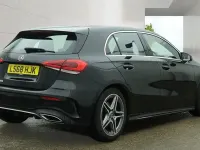 Used Mercedes A250 AMG line 224 HP (164 kW) 2018 Black Hatchback
