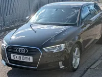 Used Audi A3 Sport 116 HP (85 kW) 2018 Black Sedan