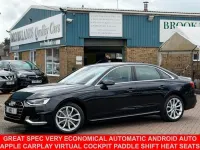 Begagnad Audi A4 Sport 163 HK (119 kW) 2020 Svart Sedan