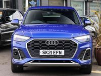 Used Audi Q5 S-Line 245 HP (180 kW) 2021 Blue SUV