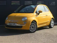 Used Fiat 500 Lounge 2014 Yellow Hatchback