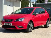 Used Seat Ibiza CONNECT 90 HP (66 kW) 2015 Red Hatchback
