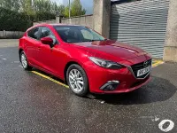 Used Mazda 3 105 HP (77 kW) 2016 Red Hatchback