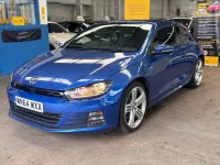 Used VW Scirocco R-line 184 HP (135 kW) 2014 Blue Coupe