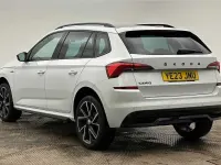 Used Skoda Kamiq Monte Carlo 110 HP (80 kW) 2023 Moon white metallic SUV