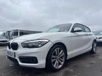Used BMW 118 Sport Line 2017 White Hatchback