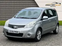Used Nissan Note Acenta 110 HP (80 kW) 2009 Silver Hatchback