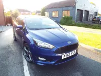 Used Ford Focus ST-Line X 140 HP (102 kW) 2018 Blue Hatchback