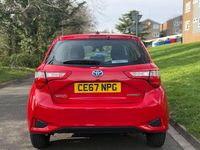 Used Toyota Yaris Hybrid 2017 Red Hatchback