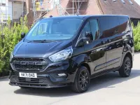 Used Ford Transit Custom Limited 130 HP (95 kW) 2021 Black Van