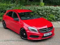 Used Mercedes A200 AMG 153 HP (112 kW) 2013 Red Hatchback