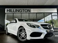 Used Mercedes E220 AMG line 2016 White Coupe