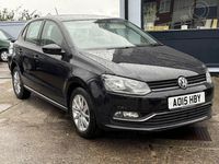Used VW Polo SE 75 HP (55 kW) 2015 Black Hatchback