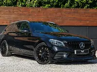 Used Mercedes C300 AMG line 2019 Black Estate
