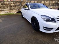 Used Mercedes C250 AMG 2013 White Sedan
