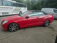 Used Mercedes E220 SE 2012 Red Cabriolet