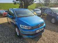 Used VW Touran SEL 150 HP (110 kW) 2016 Blue MPV