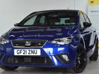Used Seat Ibiza FR 95 HP (69 kW) 2021 Blue Hatchback