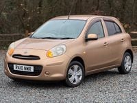 Used Nissan Micra Acenta 2010 Gold Hatchback