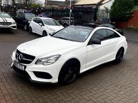 Used Mercedes E220 AMG 2014 White Coupe