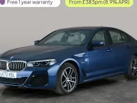 Used BMW 530e M Sport 292 HP (214 kW) 2022 Blue Sedan
