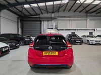 Used Nissan Leaf N-Connecta 160 kW (218 HP) 2021 Red Hatchback
