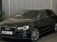 Used Audi A3 Sportback S-Line 150 HP (110 kW) 2016 Black Hatchback