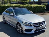 Used Mercedes C250 AMG line 2017 Silver Sedan