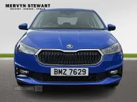 Begagnad Skoda Fabia Comfort 2023 Blå Halvkombi