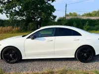 Used Mercedes CLA220 AMG line 190 HP (139 kW) 2019 White Coupe