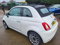 Used Fiat 500C Lounge 2016 White Cabriolet