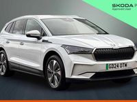 Used Skoda Enyaq iV 210 kW (286 HP) 2024 Moon white metallic SUV