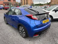 Used Honda Civic SE Plus 142 HP (104 kW) 2015 Blue Hatchback