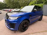 Used Land Rover Range Rover Sport SVR 575 HP (422 kW) 2019 Blue SUV