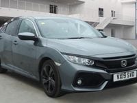 Used Honda Civic SR 126 HP (92 kW) 2019 Polished metal grey Hatchback