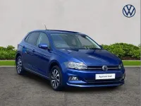 Used VW Polo Active 80 HP (58 kW) 2021 Blue Hatchback