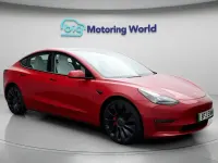 Used Tesla Model 3 Performance 461 kW (627 HP) 2021 Red Sedan