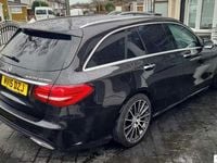 Used Mercedes C300e AMG Line Premium Plus 231 HP (169 kW) 2015 Black Estate