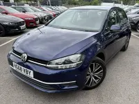 Used VW Golf VII SE 150 HP (110 kW) 2018 Blue Hatchback