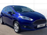 Usado Ford Fiesta Zetec 101 HP (74 kW) 2017 Azul Citadino