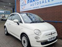 Used Fiat 500 Lounge 69 HP (50 kW) 2011 White Hatchback