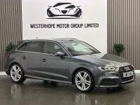 Used Audi A3 S-Line 150 HP (110 kW) 2017 Grey Hatchback