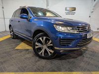 Used VW Touareg R-line 262 HP (192 kW) 2016 Blue SUV