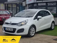 Usado Kia Rio 2014 Blanco Utilitario