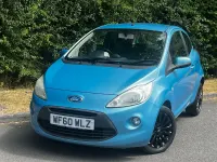 Used Ford Ka Zetec 70 HP (51 kW) 2010 Blue Hatchback
