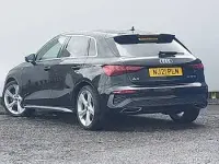 Used Audi A3 S-Line 150 HP (110 kW) 2021 Black Sedan