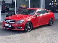 Used Mercedes C220 AMG 2013 Red Coupe