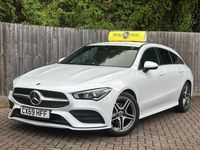 Used Mercedes CLA180 Shooting Brake AMG line 136 HP (100 kW) 2019 White Estate