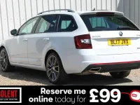 Used Skoda Octavia vRS 180 HP (132 kW) 2017 White Estate
